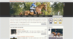 Desktop Screenshot of leroy-equitation.com